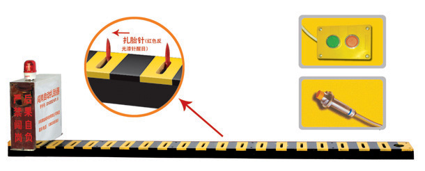 枣庄薛城区V3嵌入式闯岗自动扎胎器/阻车器